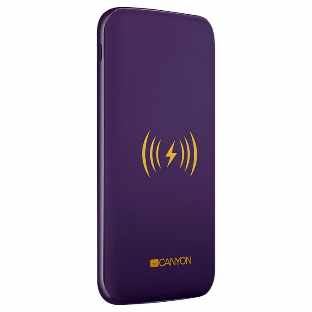 Батарея універсальна Canyon 8000mAh with wireless, input 5V/2A, output 5V/2A, Wireless 5 (CNS-TPBW8P)