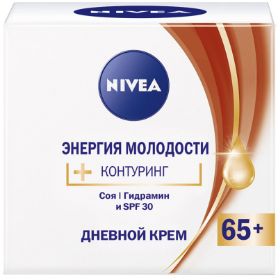 Крем для обличчя Nivea Антивіковий денний для зміцнення контурів 65+ 50 мл (4005900698490)