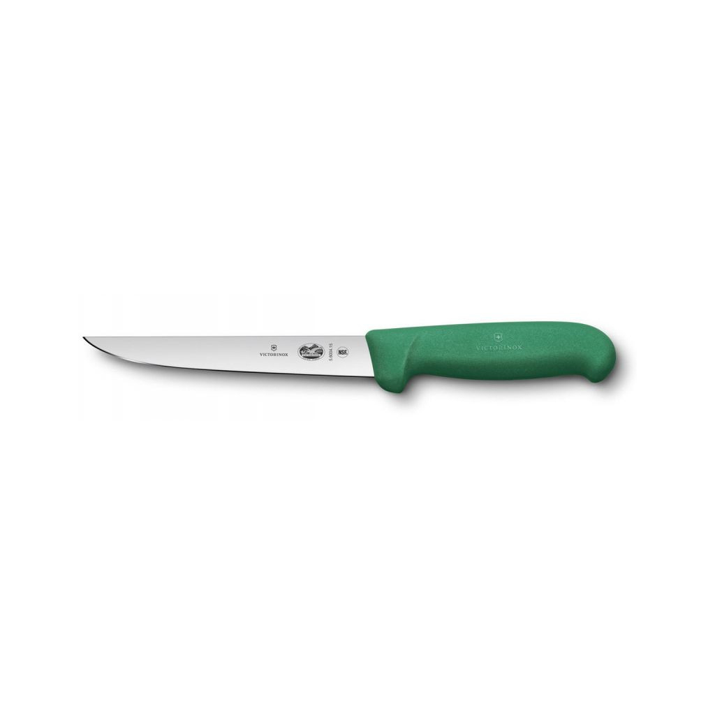 Кухонний ніж Victorinox Fibrox Boning 15 см Green (5.6004.15)