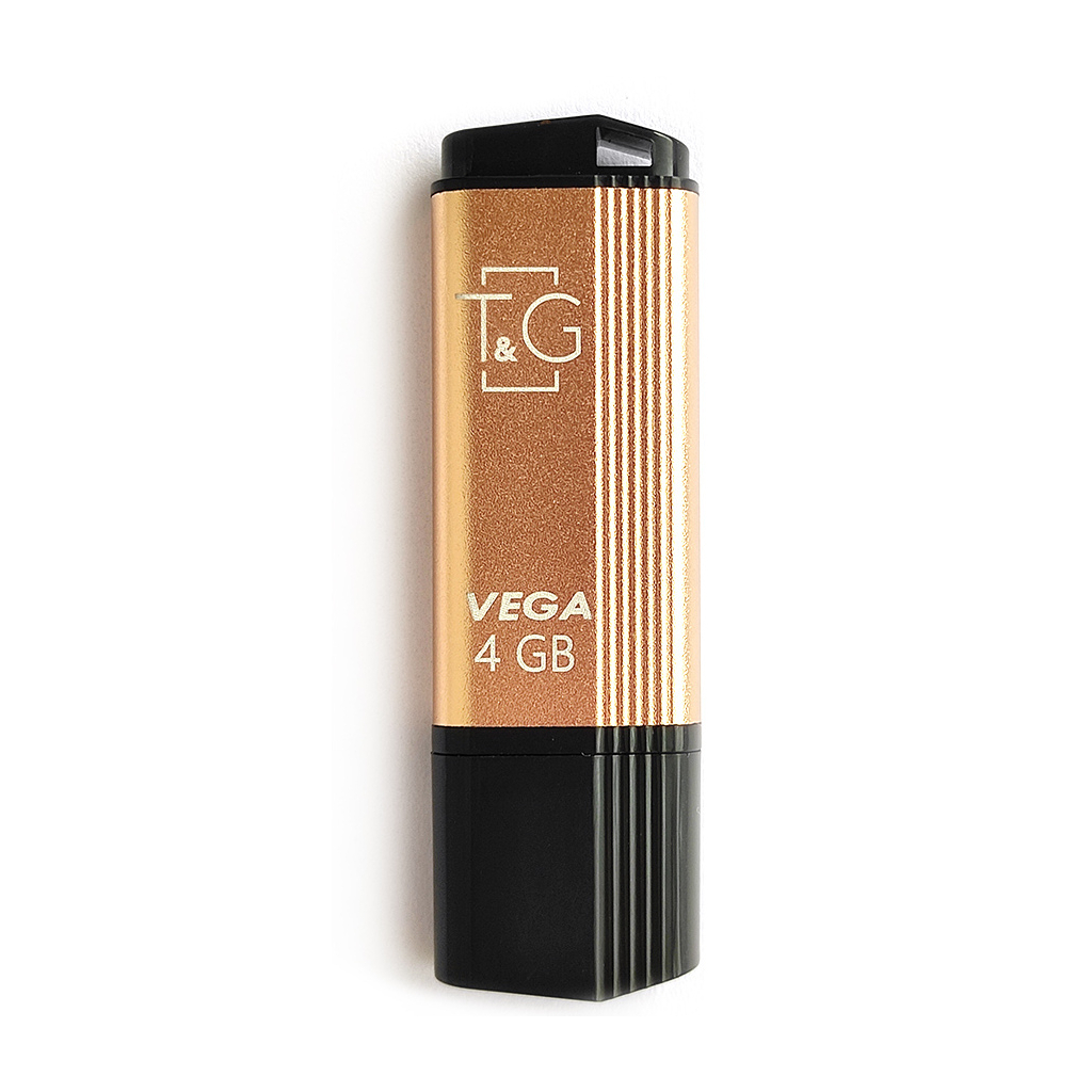 USB флеш накопичувач T&G 4GB 121 Vega Series Gold USB 2.0 (TG121-4GBGD)