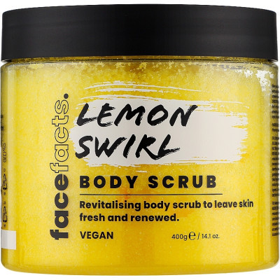 Скраб для тіла Face Facts Body Scrub Lemon Swirl Лимонний вир 400 г (5031413938531)