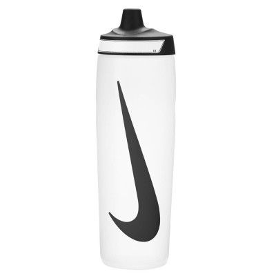 Пляшка для води Nike Refuel Bottle 24 OZ білий, чорний 709 мл N.100.7666.125.24 (887791745200)