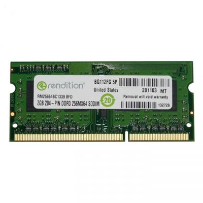 Модуль пам'яті для ноутбука SoDIMM DDR3 2GB 1333 MHz Micron (RM25664BC1339)