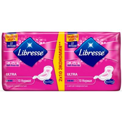 Гігієнічні прокладки Libresse Premium Ultra Normal Soft Deo 20 шт (7322540337247)