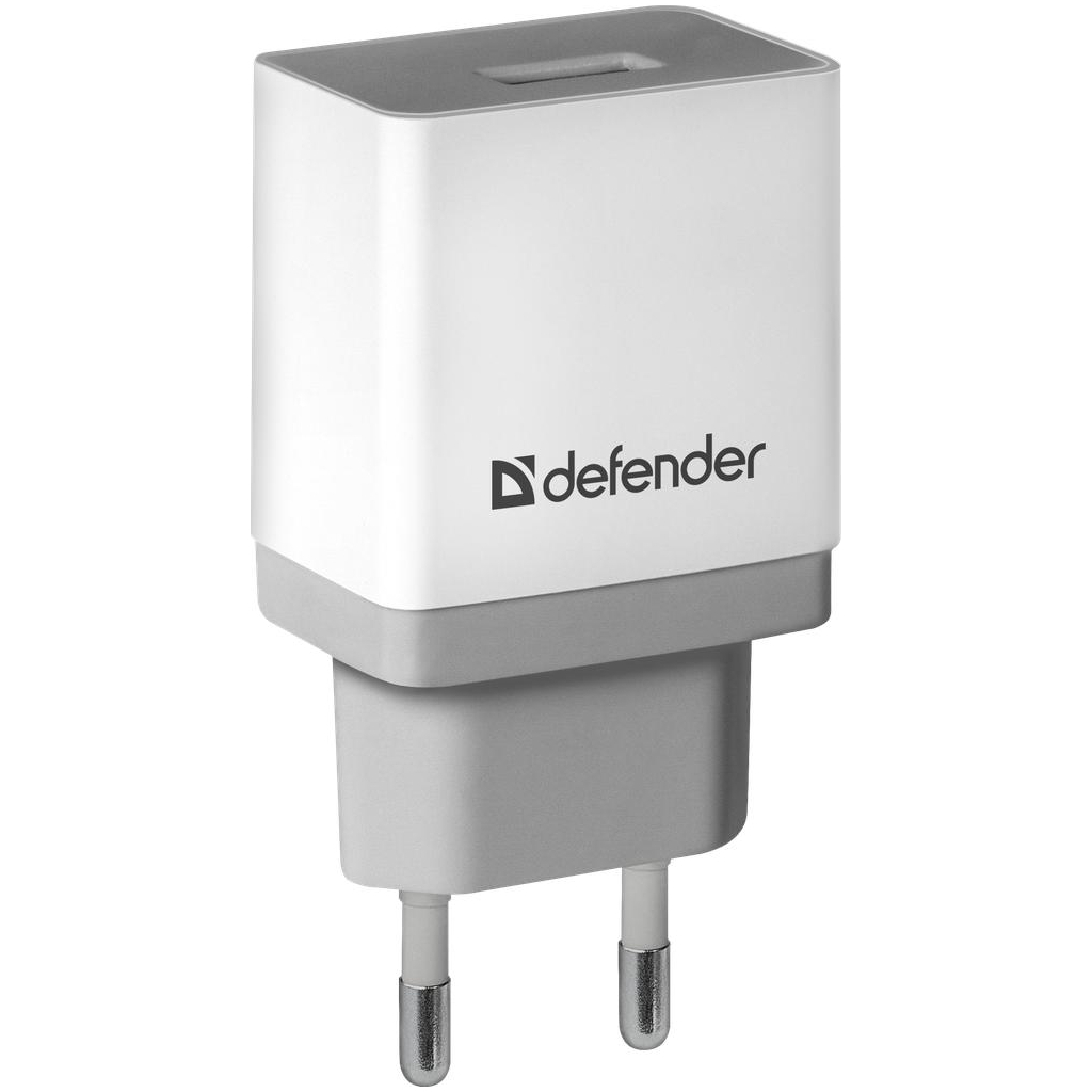 Зарядний пристрій Defender UPA-11 white, 1xUSB, 5V / 1A (83548)