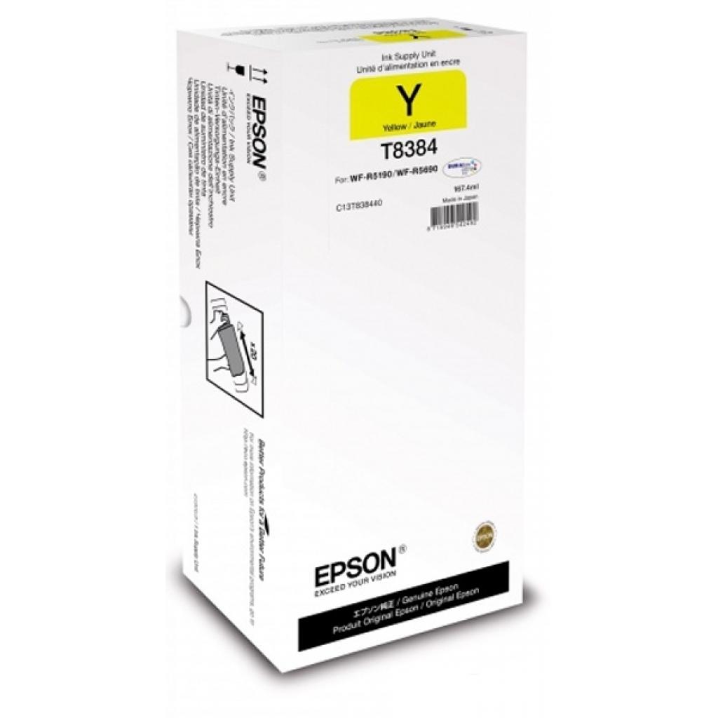 Контейнер з чорнилом Epson WF-R5xxx Yellow XL (20K) (C13T838440)