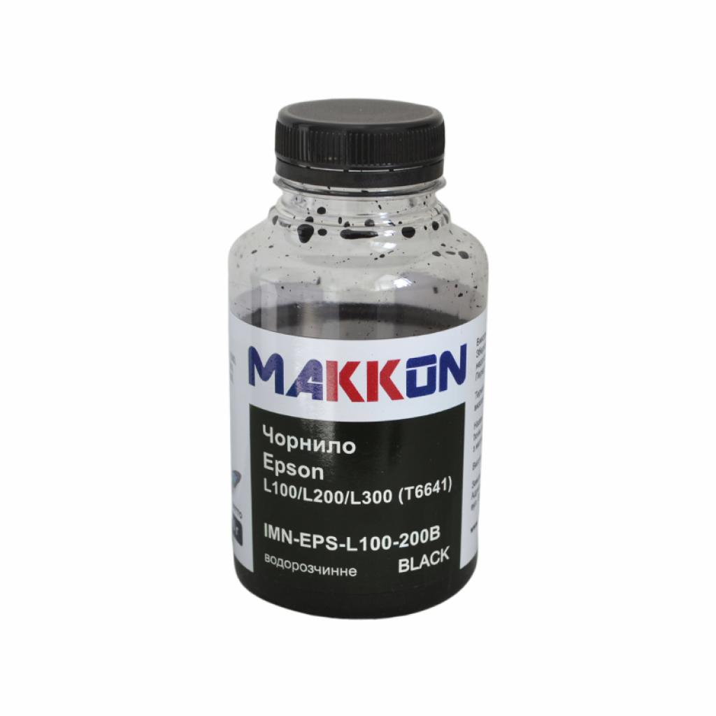 Чорнило Makkon Epson L100/L200/L300 (T6641) 200 г black (IMN-EPS-L100-200B)