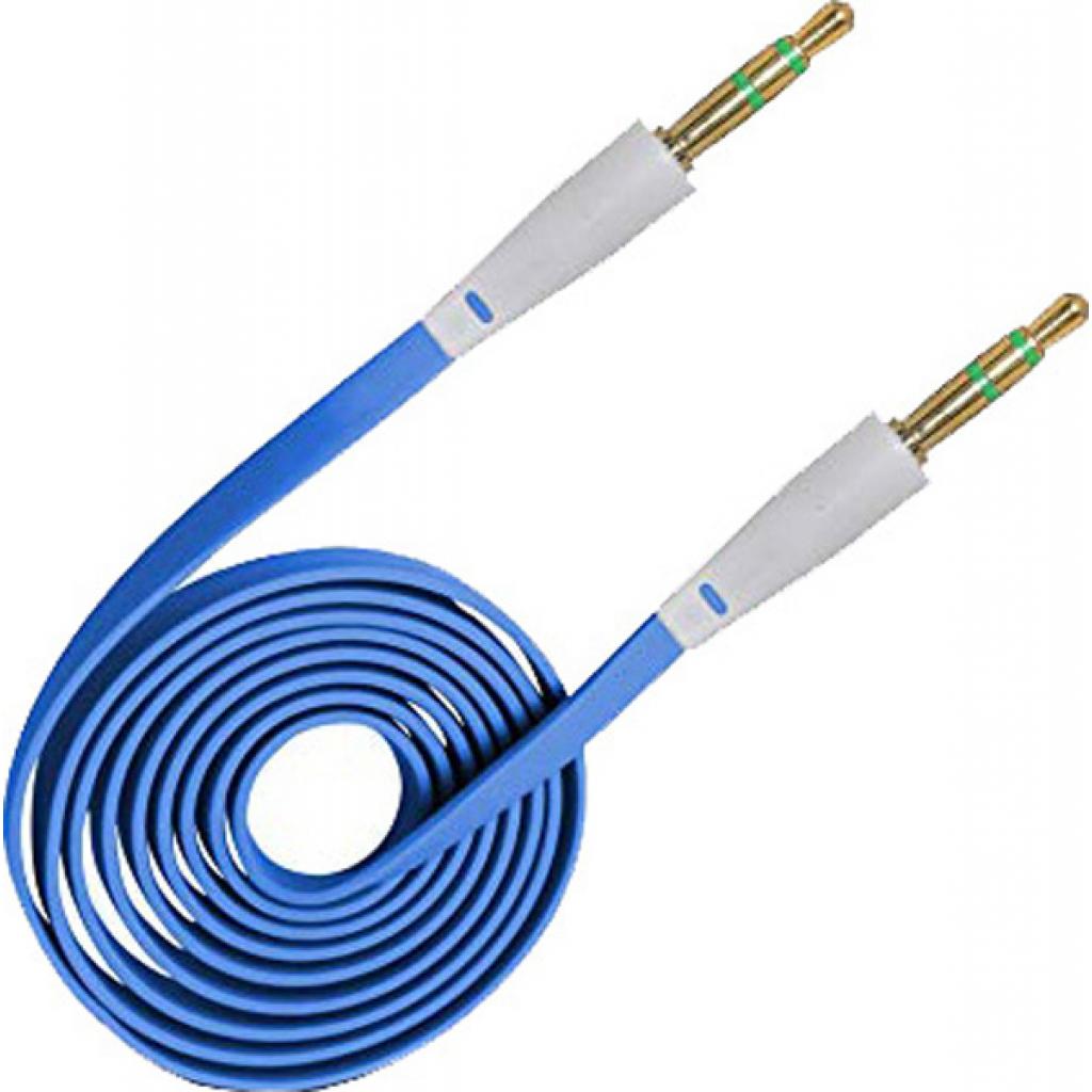 Кабель мультимедійний Jack 3.5mm to jack 3.5mm 1 м Blue XoKo (AUX-010-BL)