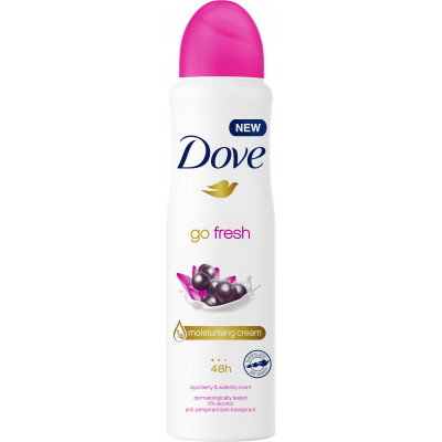 Антиперспірант Dove Go Fresh Ягоди асаї та Водяна лілія 150 мл (8714100899182)