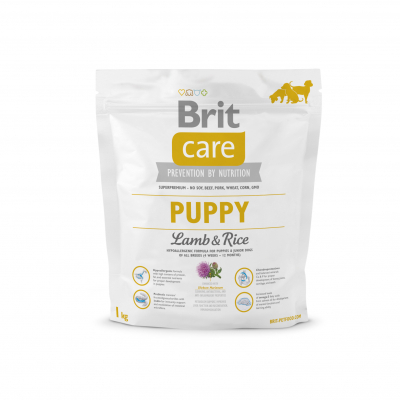 Сухий корм для собак Brit Care Puppy Lamb and Rice 1 кг (8595602509812)