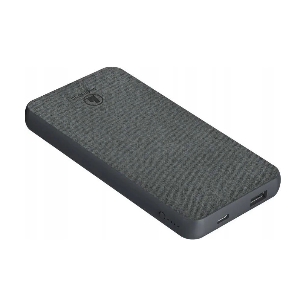 Батарея універсальна Hama Fabric 10 10000mAh Grey (00201658)