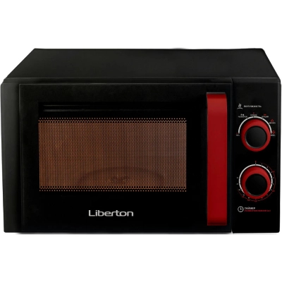 Мікрохвильова піч Liberton LMW-2082M black red