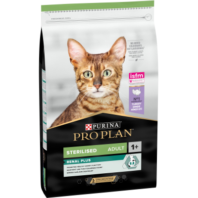 Сухий корм для кішок Purina Pro Plan Sterilised Cat Turkey зі смаком індички 10 кг (7613033566547)