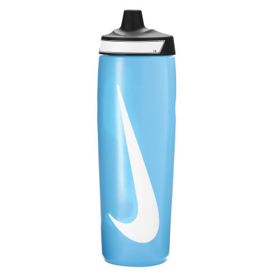 Пляшка для води Nike Refuel Bottle 24 OZ блакитний, чорний, білий 709 мл N.100.7666.422.24 (887791745286)