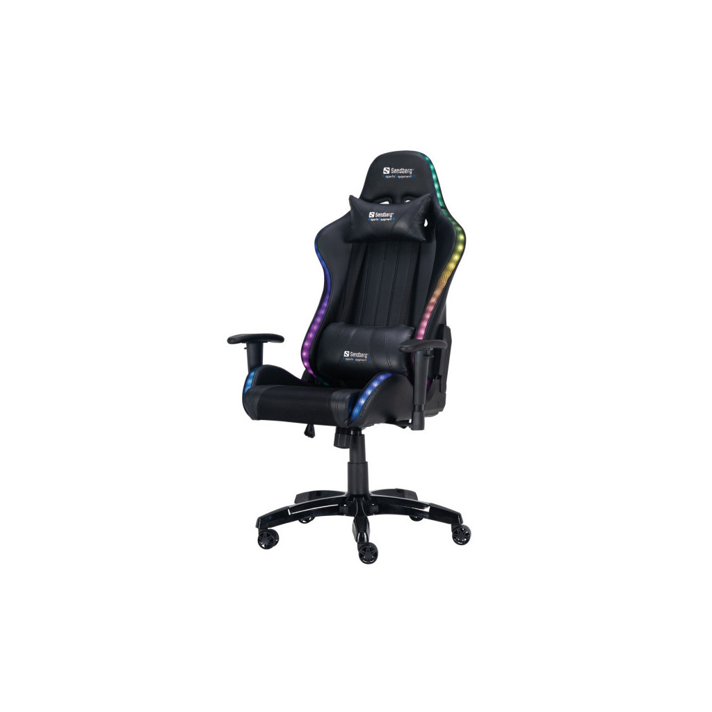 Крісло ігрове Sandberg Commander RGB Black (640-94)