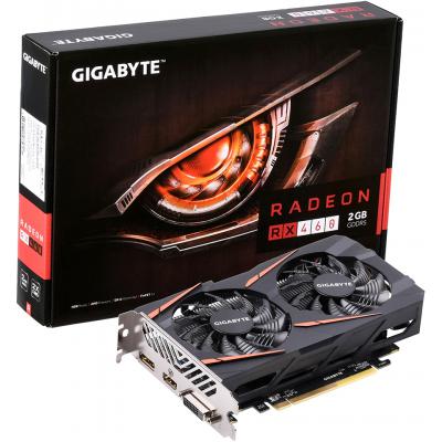 Відеокарта GIGABYTE Radeon RX 460 2048Mb WINDFORCE OC (GV-RX460WF2OC-2GD)