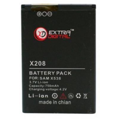 Акумуляторна батарея для телефону Extradigital Samsung SGH-X208 (750 mAh) (BMS6338)