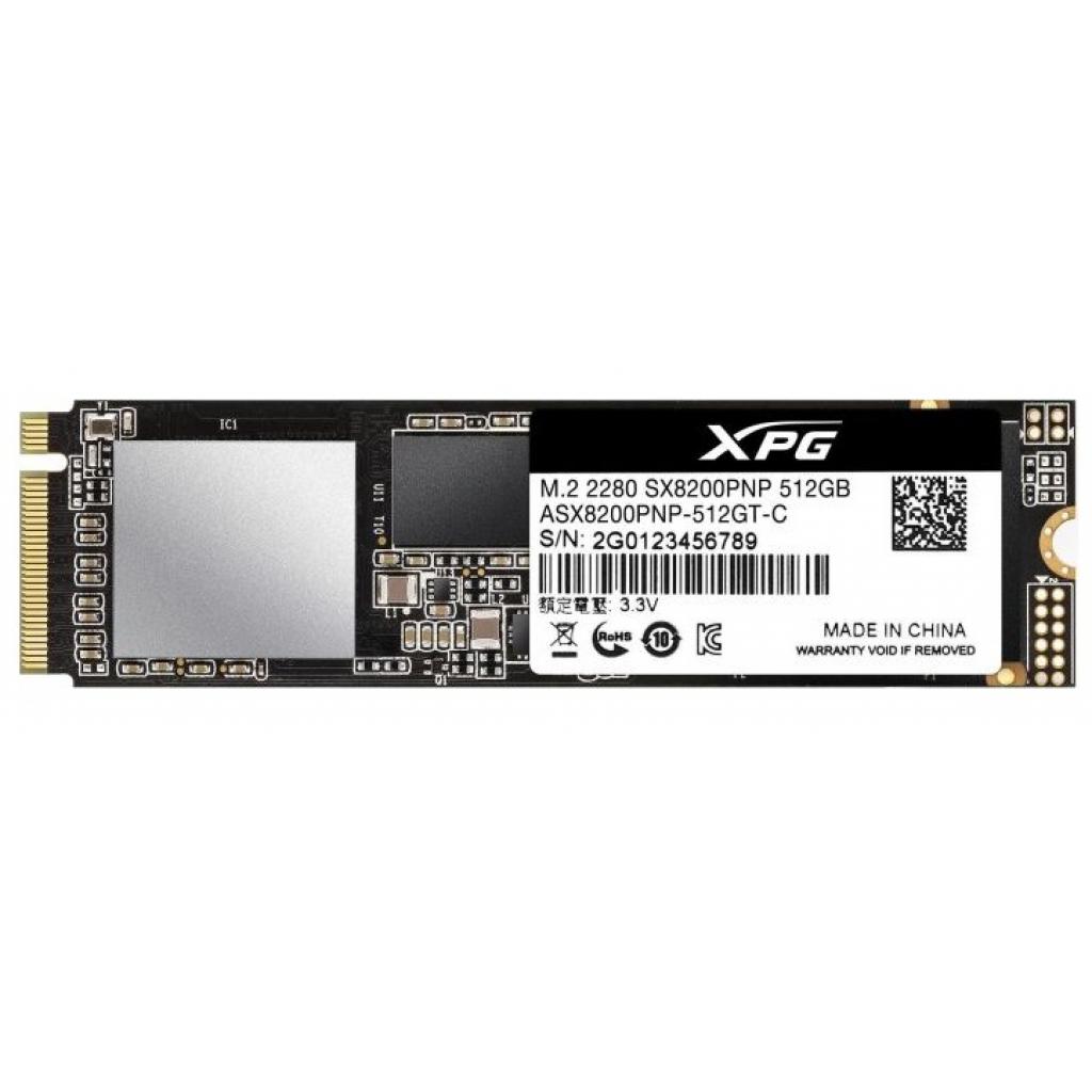 Накопичувач SSD M.2 2280 512GB ADATA (ASX8200PNP-512GT-C)