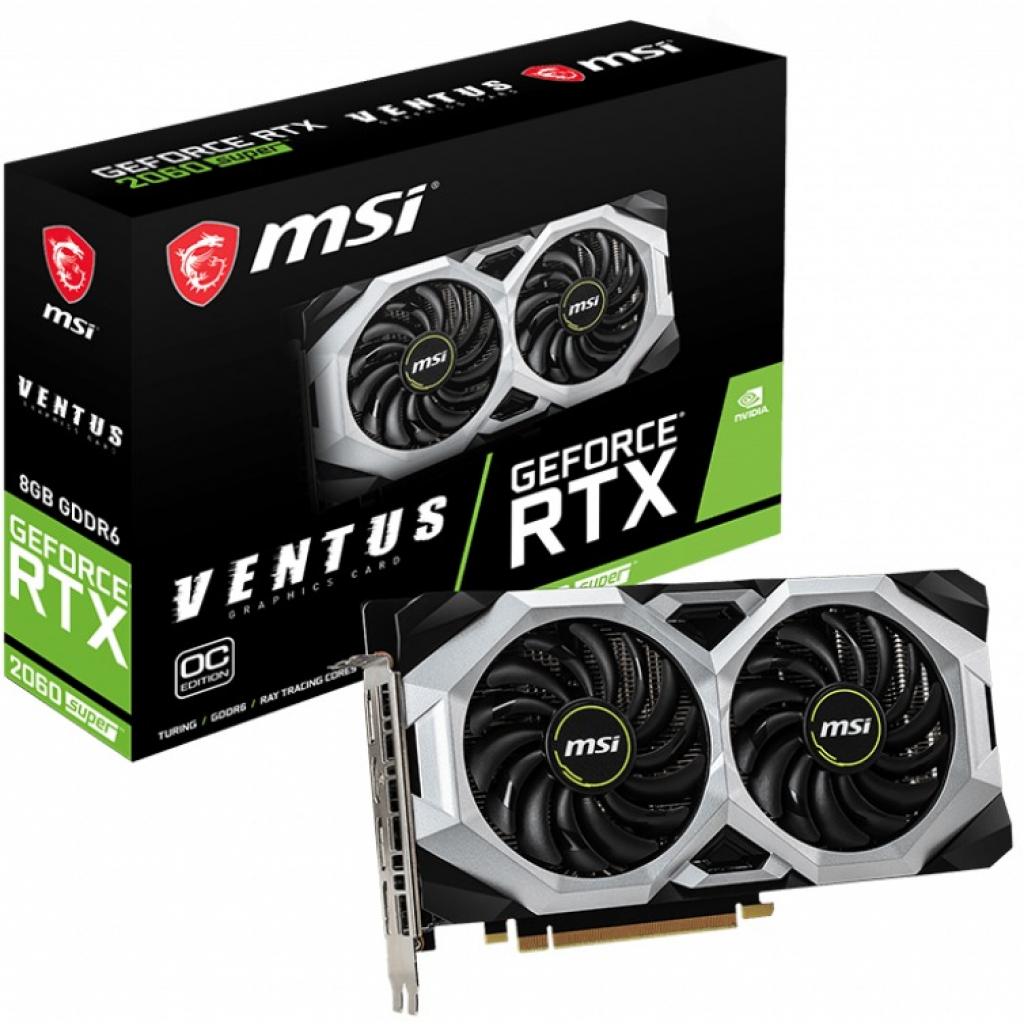 Відеокарта MSI GeForce RTX2060 SUPER 8192Mb VENTUS OC (RTX 2060 SUPER VENTUS OC)