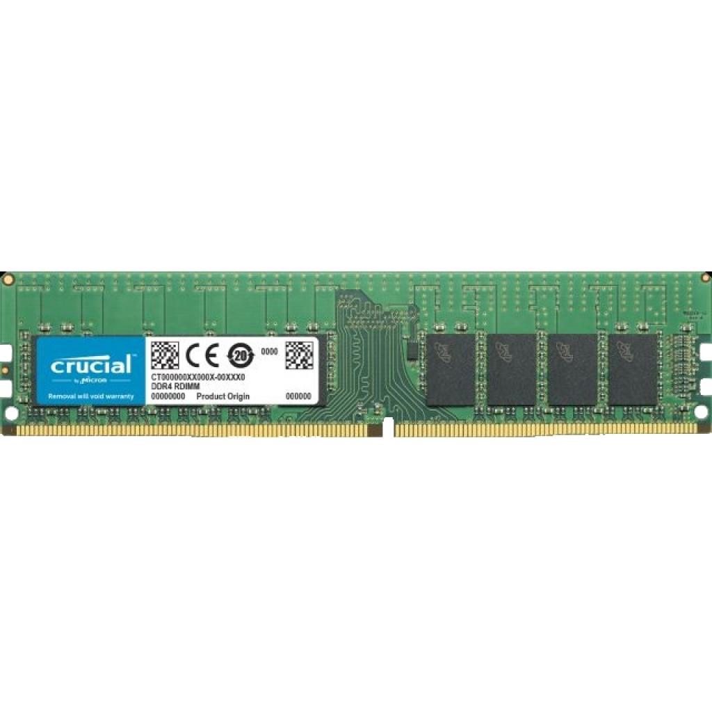 Модуль пам'яті для сервера DDR4 16GB ECC RDIMM 2933MHz 2Rx8 1.2V CL21 Micron (CT16G4RFD8293)