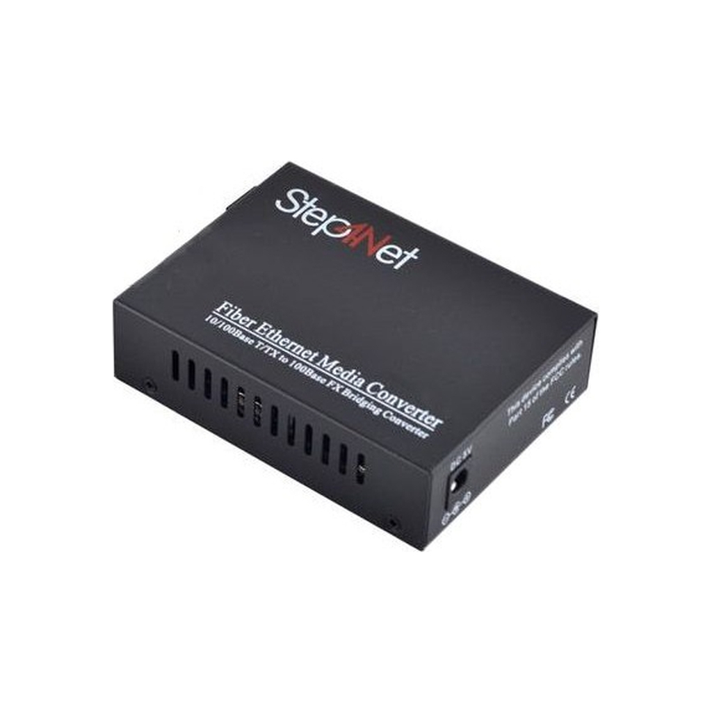 Медіаконвертер 10/100Base-TX to 100Base-FX 1550T/1310R, SM, SC/PC, 20 км Step4Net (MC-A-0,1-1SM-1550nm-20)