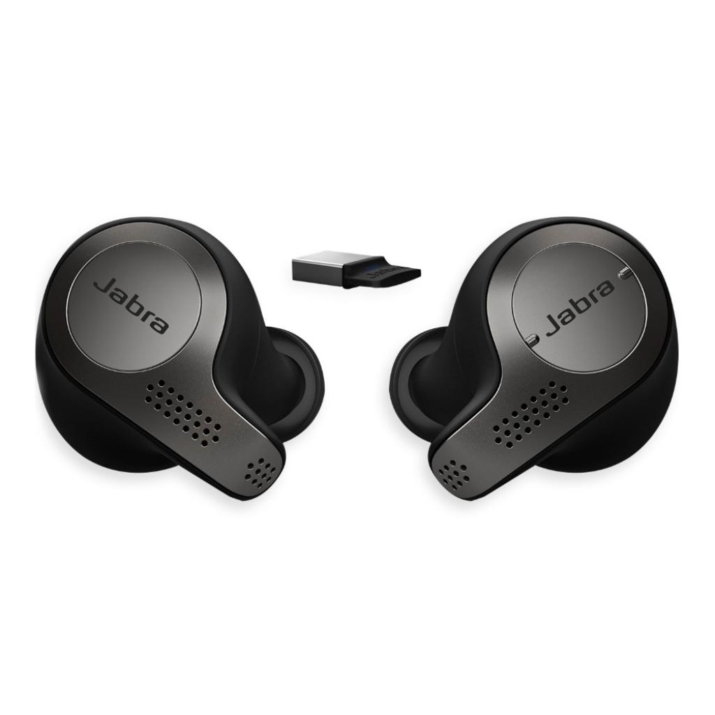 Навушники Jabra Evolve 65t Titanium Black Link 370 MS (6598-832-109)