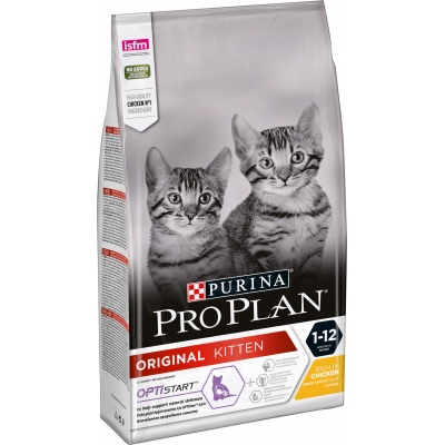 Сухий корм для кішок Purina Pro Plan Original Kitten до 12 місяців з куркою 1.5 кг (7613036505178)