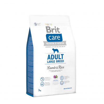 Сухий корм для собак Brit Care Adult Large Breed Lamb and Rice 3 кг (8595602509973)