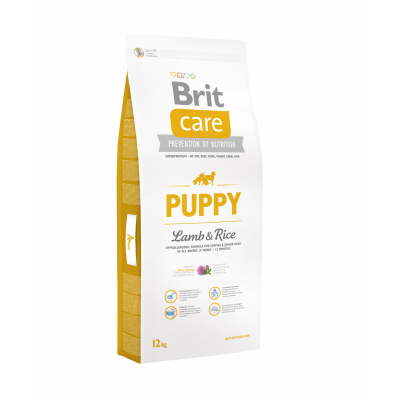 Сухий корм для собак Brit Care Puppy Lamb and Rice 12 кг (8595602509799)