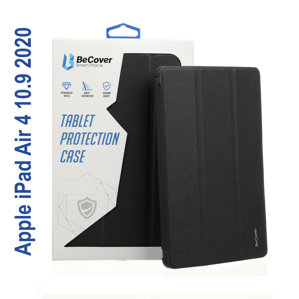 Чохол до планшета BeCover Soft Edge Pencil mount Apple iPad Air 4 10.9 2020/2021 Black (706817)