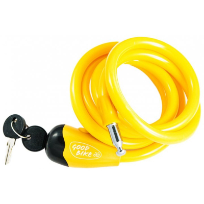 Замок велосипедний Good Bike Security Lock 12 x 1500 мм Yellow (92758G-IS)