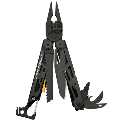 Мультитул Leatherman Signal Black синтетичний чохол, картонна коробка (832586)