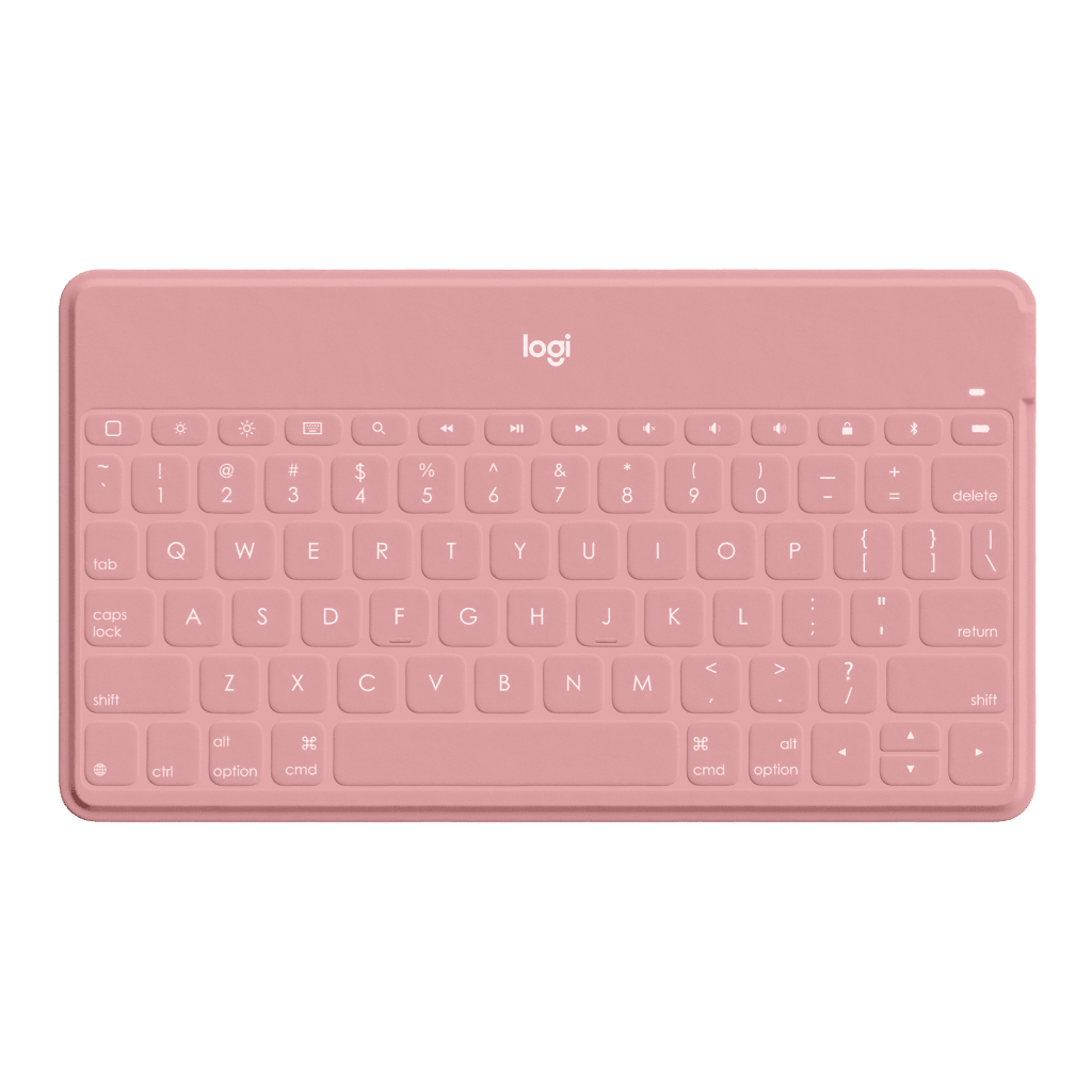 Клавіатура Logitech Keys-To-Go для iPhone iPad Apple TV UA Blush Pink (920-010059)