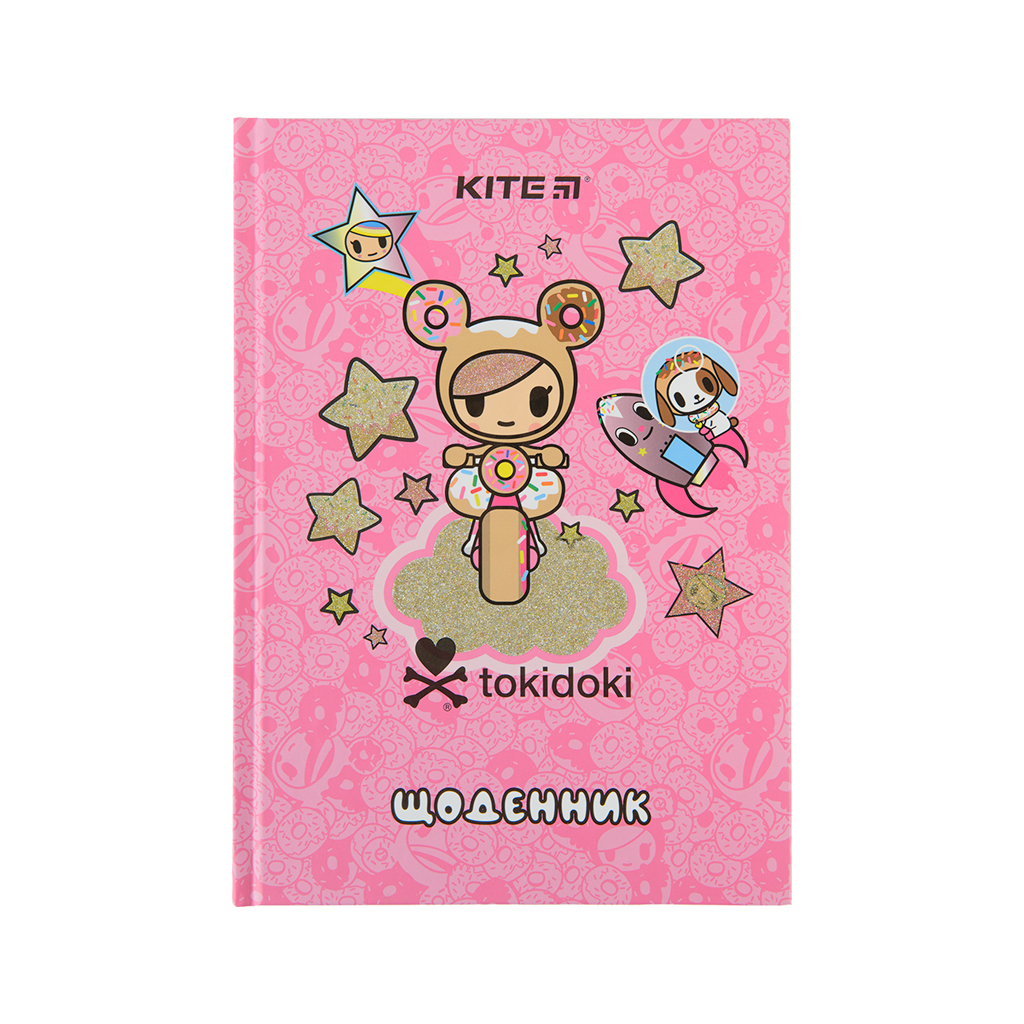 Щоденник шкільний Kite tokidoki тверда обкладинка (TK22-262-2)