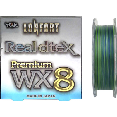 Шнур YGK Lonfort Real DTex X8 90m Multi Color 0.3/9lb (5545.02.80)