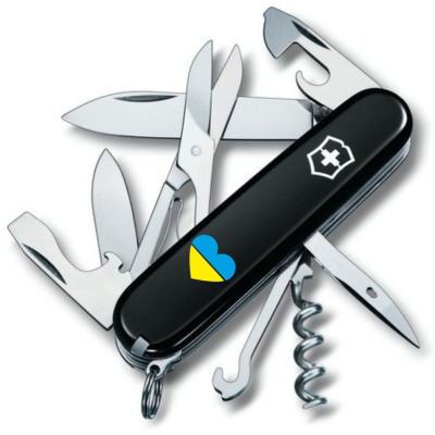 Ніж Victorinox Climber Ukraine Black 