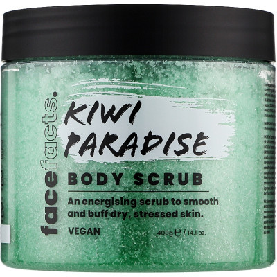 Скраб для тіла Face Facts Body Scrub Kiwi Paradise Рай ківі 400 г (5031413938494)