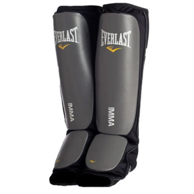 Захист гомілки і стопи Everlast MMA Sparring Shin Guards 854930-70-8 Чорний L/XL (009283545437)