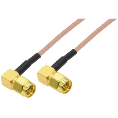 Кабель для дрона 4Hawks RP-SMA to RP-SMA cable, R/A, black, H155, 10м, 1 шт (C1-B-10)