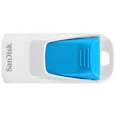 USB флеш накопичувач SanDisk 16Gb Cruzer Edge White-Blue (SDCZ51W-016G-B35B)