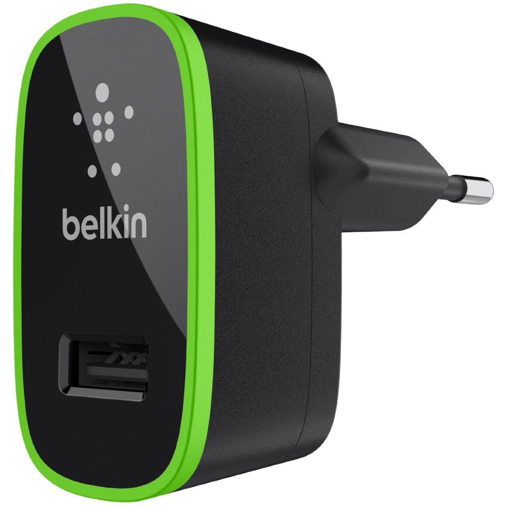 Зарядний пристрій Belkin USB Home Charger (220V, USB 2.1A) (F8J052cwBLK)