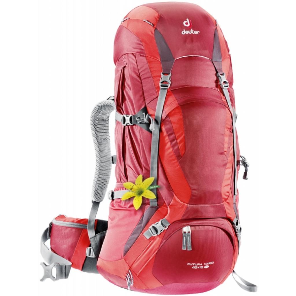 Рюкзак туристичний Deuter Futura Vario 45+10 SL cranberry-fire (34304 5560)