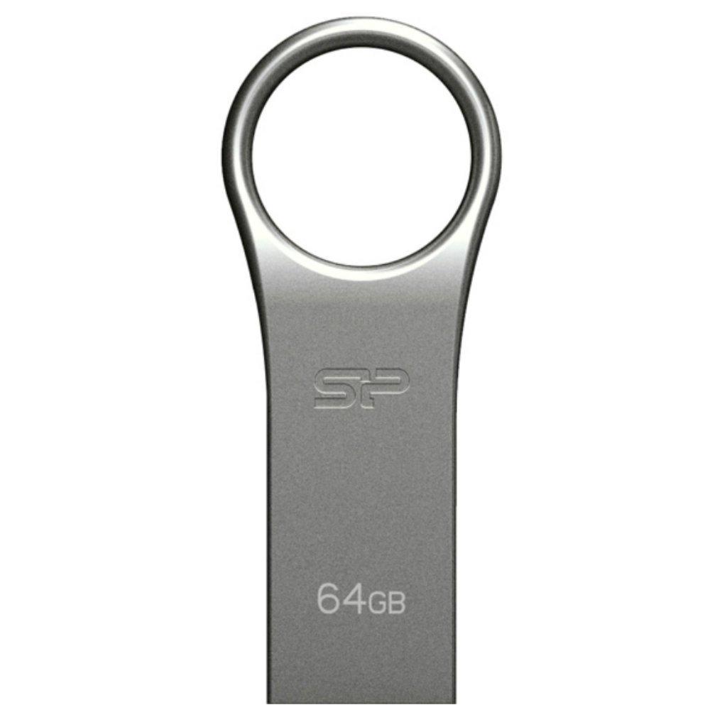 USB флеш накопичувач Silicon Power 64GB Firma F80 Silver USB 2.0 (SP064GBUF2F80V1S)