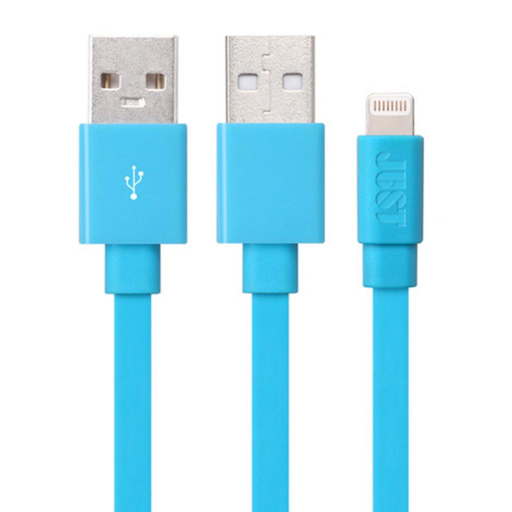 Дата кабель USB 2.0 AM to Lightning 1.2m Freedom Blue Just (LGTNG-FRDM-BL)