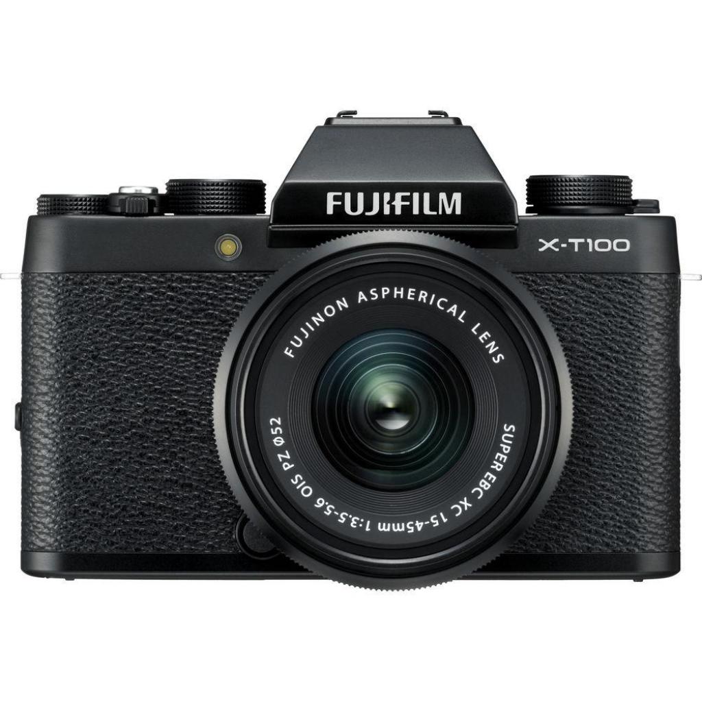 Цифровий фотоапарат Fujifilm X-T100 + XC 15-45mm F3.5-5.6 Kit Black (16582892)