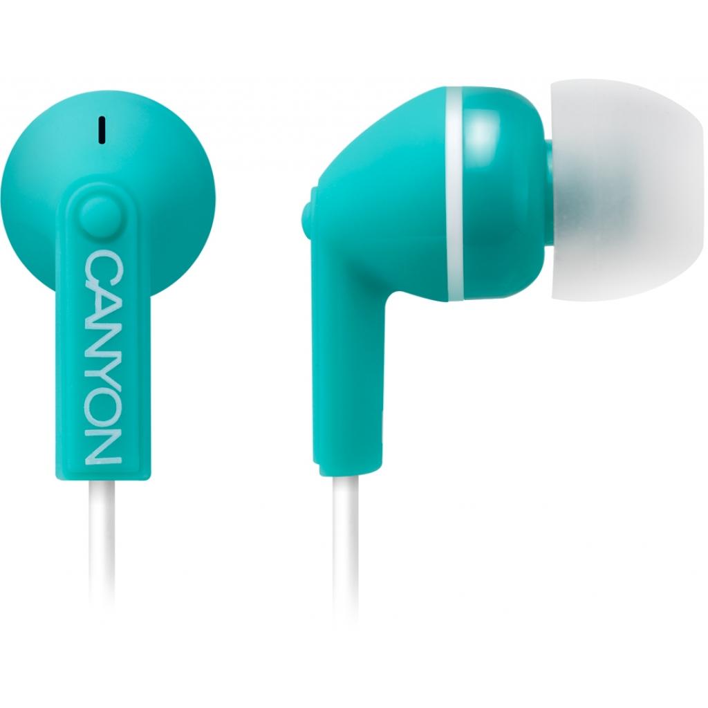 Навушники Canyon fashion earphones Green (CNS-CEP01G)