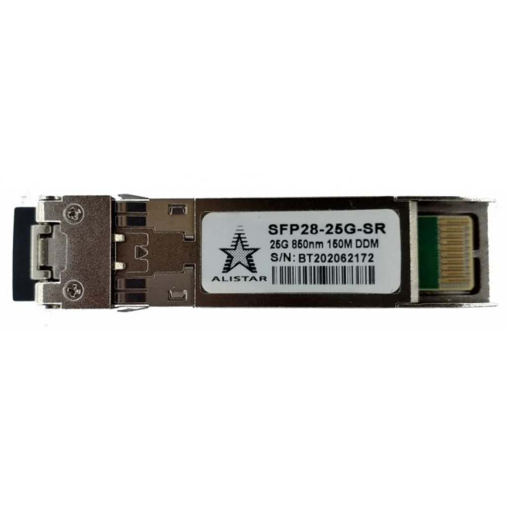 Модуль SFP Alistar Модуль SFP28 25GBASE-SR 2MM LC 100M 850nm DDM/DOM (SFP28-SR)