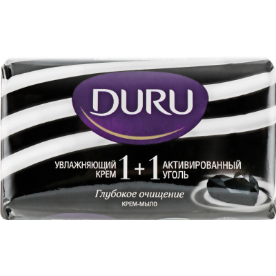 Тверде мило Duru з активованим вугіллям Глибоке Очищення 80 г (8690506489427)