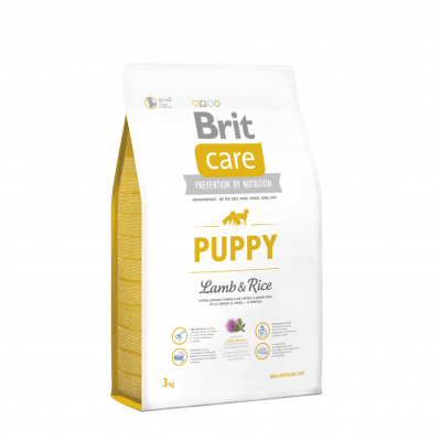 Сухий корм для собак Brit Care Puppy Lamb and Rice 3 кг (8595602509805)