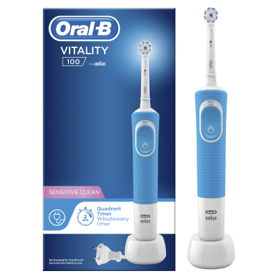 Електрична зубна щітка Oral-B Vitality D100.413.1 PRO Sens Clean Blue